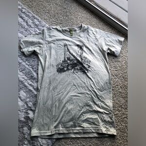 Women’s Casual Sage Green Gardening Short Sleeve Shirt